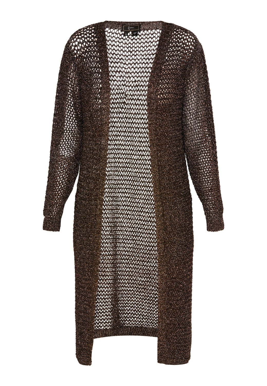 

Толстовка faina Cardigan Mit Effektgarn, черный