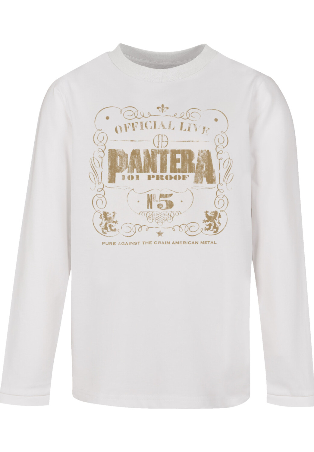 Футболка F4NT4STIC Longsleeve Pantera, белый