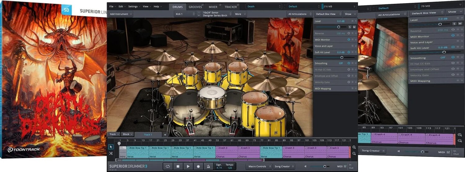 

Расширение SDX для Toontrack Death and Darkness