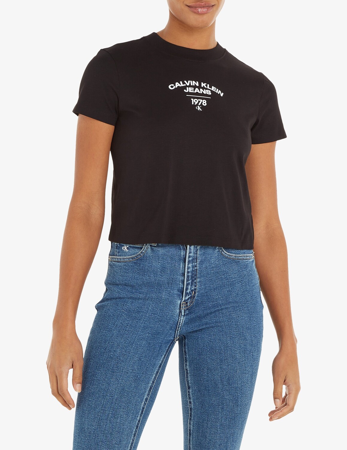

Детская футболка с логотипом Varsity Calvin Klein Jeans, черный