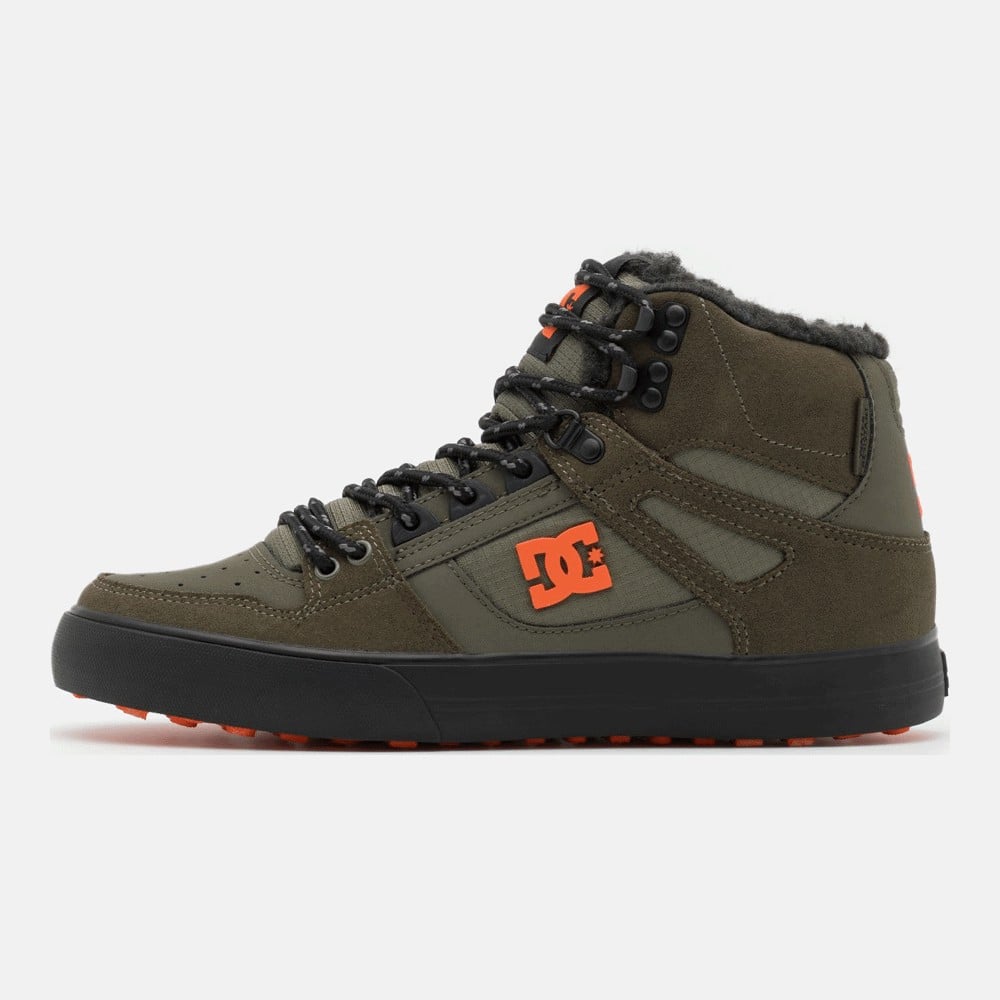 Кроссовки Dc Shoes Pure Unisex, dusty olive/orange - фото