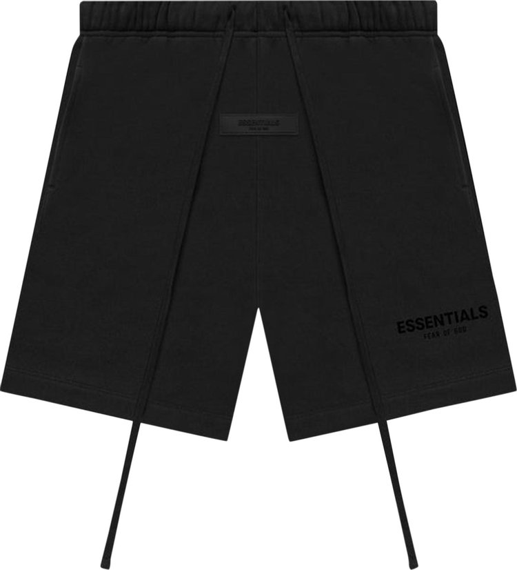 Спортивные шорты Fear of God Essentials Sweatshort 'Stretch Limo', черный - фото