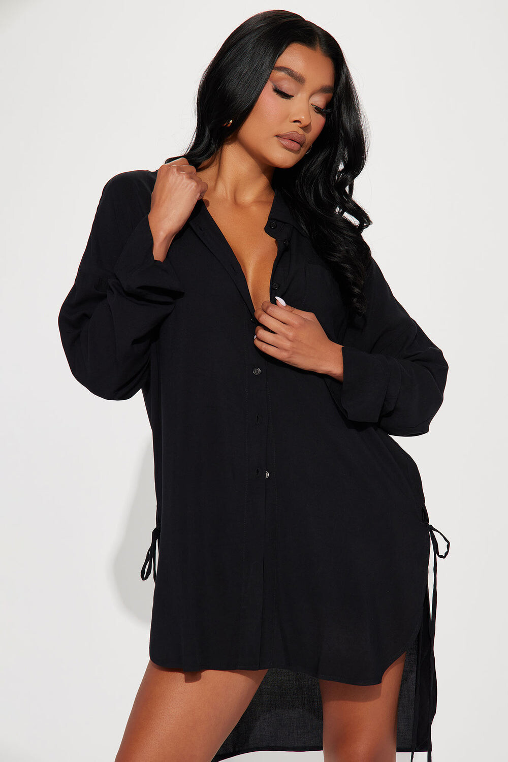 

Рубашка Fashion Nova CWD1460L, черный