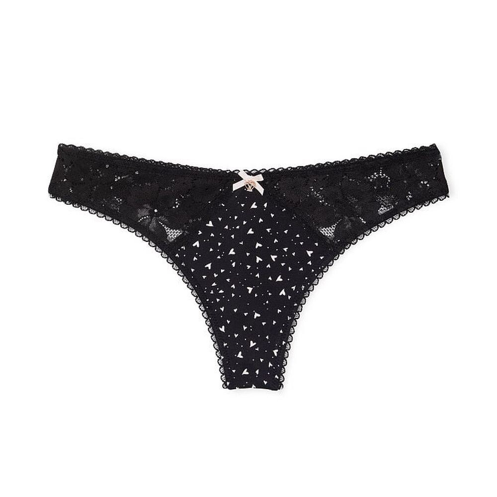 

Стринги Victoria's Secret Body By Victoria Smooth & Lace, черный