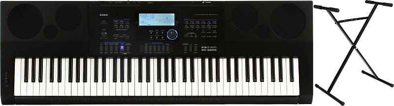 

Casio WK-6600 76-клавишный портативный аранжировщик в комплекте с подставкой для клавиатуры Casio ARST X-Style WK-6600=1 ARST=1