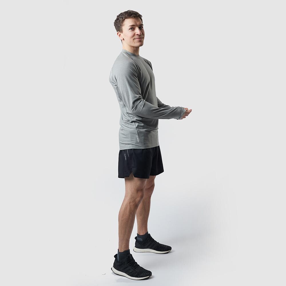 

Merino-Tencel Longsleeve, мужской, серый RUNAMICS, светло-серый