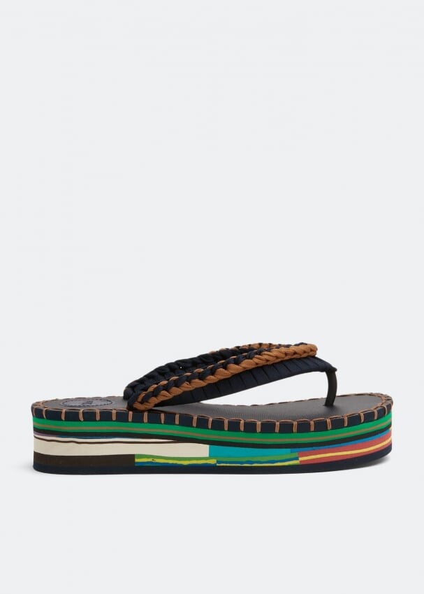 

Сандалии CHLOÉ Lou thong sandals, черный