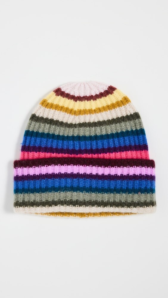 

Шапка White + Warren Cashmere Luxe Striped Ribbed
