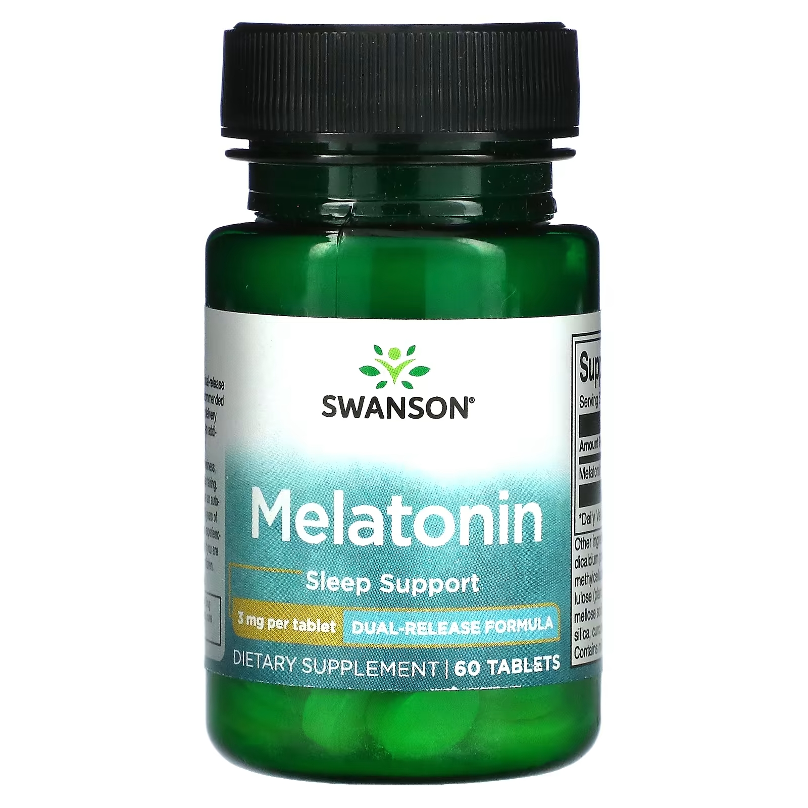 Swanson Мелатонин 3 мг, 60 таблеток kal мелатонин sr с витамином b6 3 мг 60 таблеток