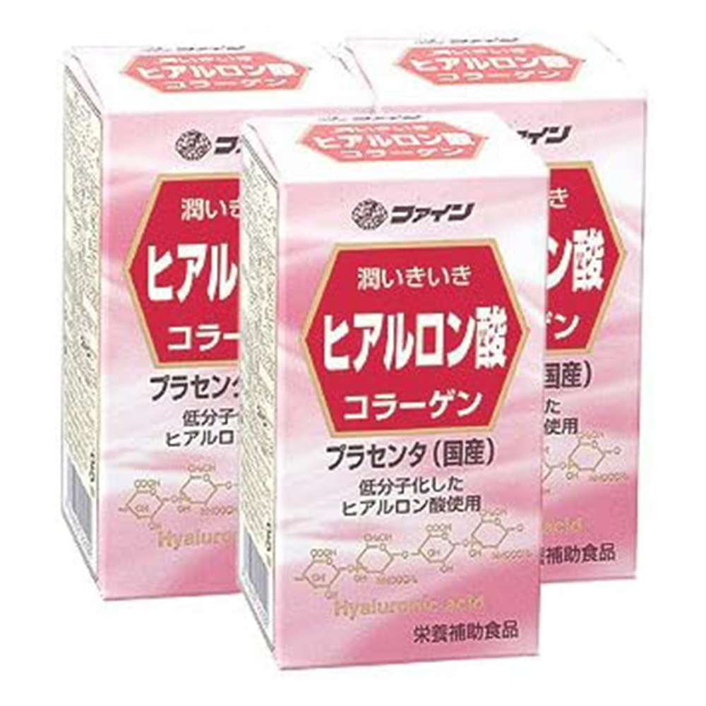 Пищевая добавка Fine Japan Hyaluronic Acid, 3 предмета, 81х3 г