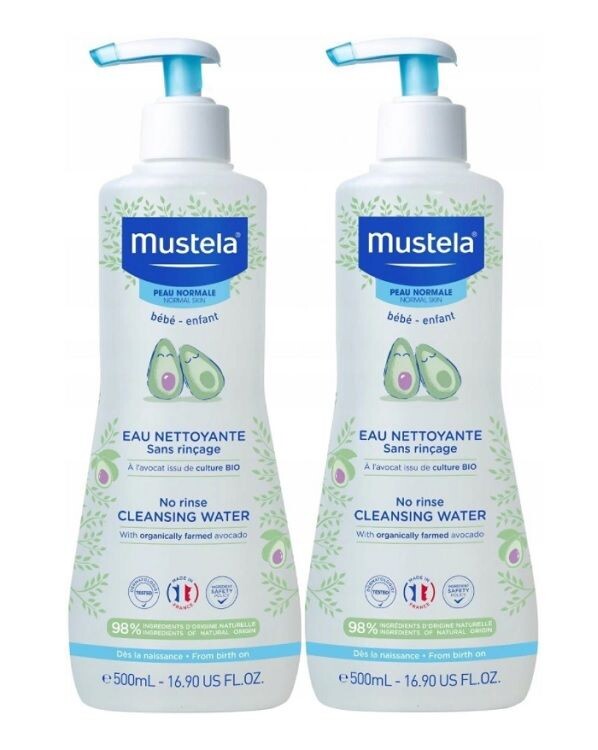

Mustela Bebe очищающая вода, 2 шт.