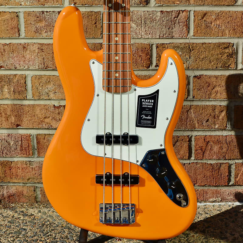 

Fender Player Jazz Bass, накладка на гриф Pau Ferro, цвет Capri Orange Player Jazz Bass, Pau Ferro Fingerboard, Capri Orange