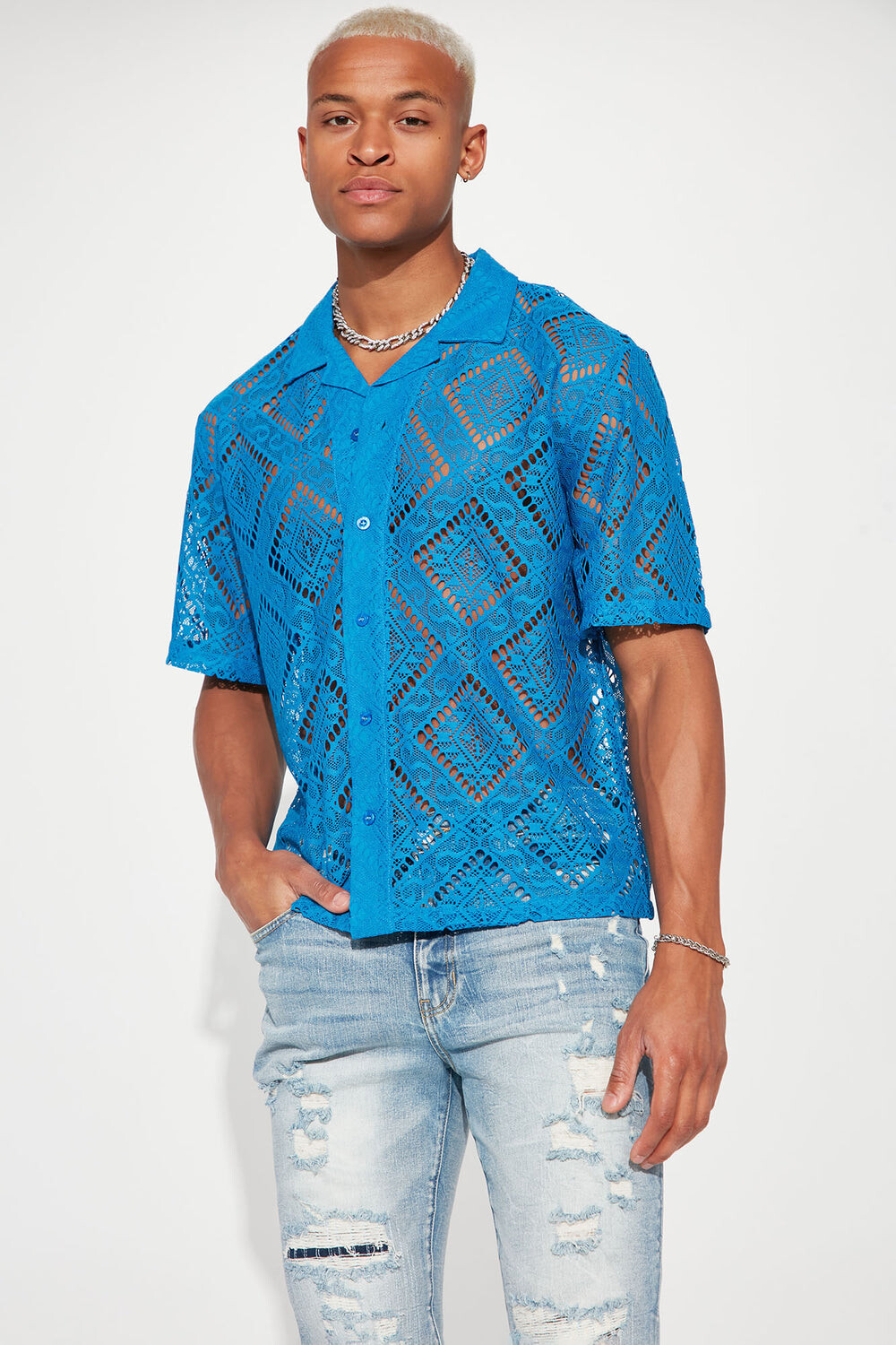 

Футболка Fashion Nova ZDF01K310037, синий