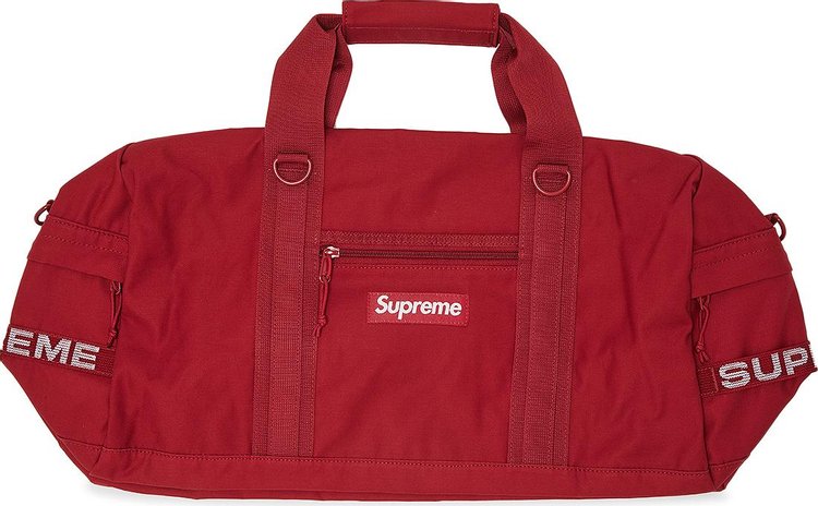 цена Сумка Supreme Field Duffle Bag Red, красный