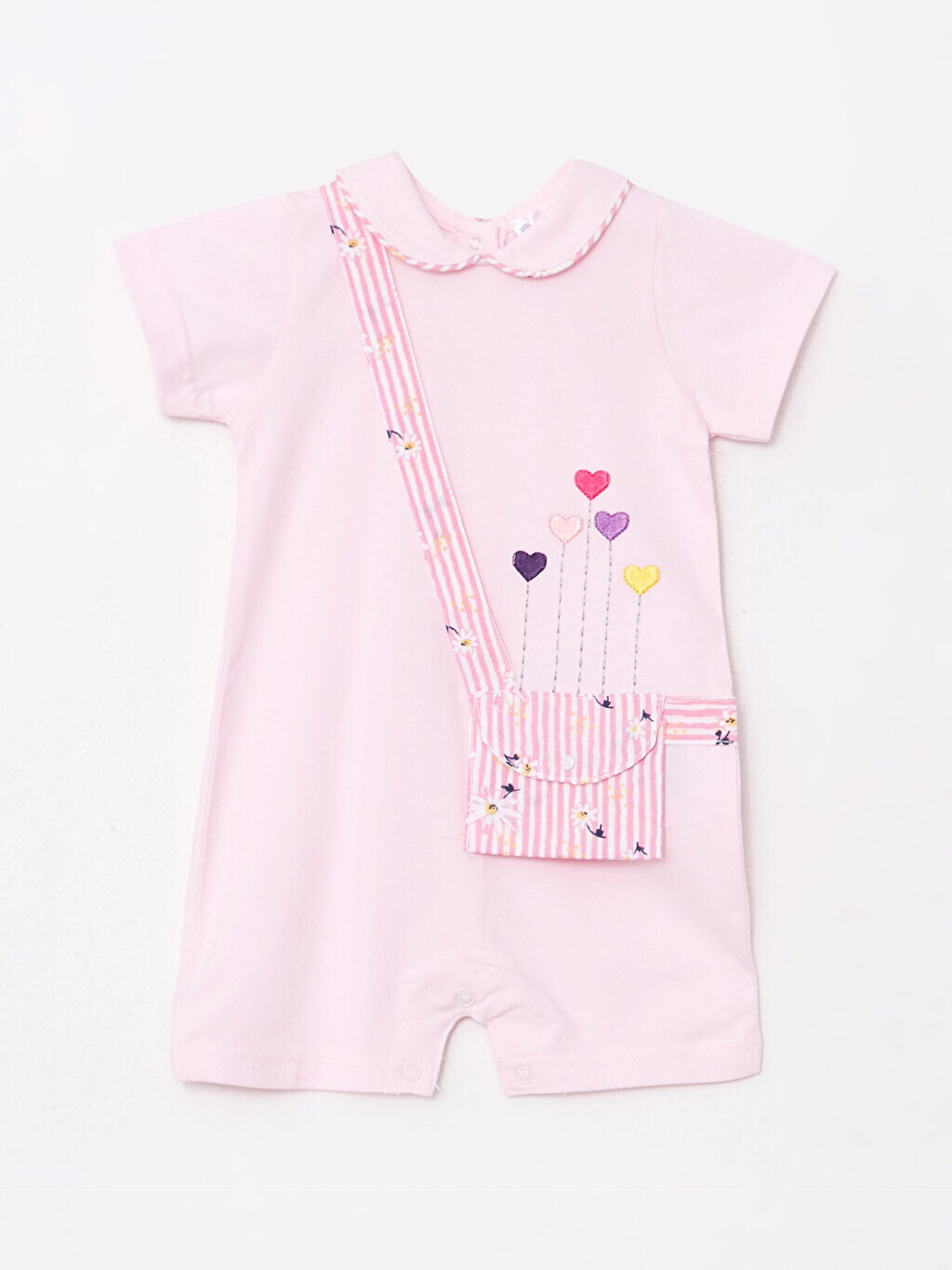 

Детские комбинезоны с принтом Bebe Collar и короткими рукавамиLuggi Baby
