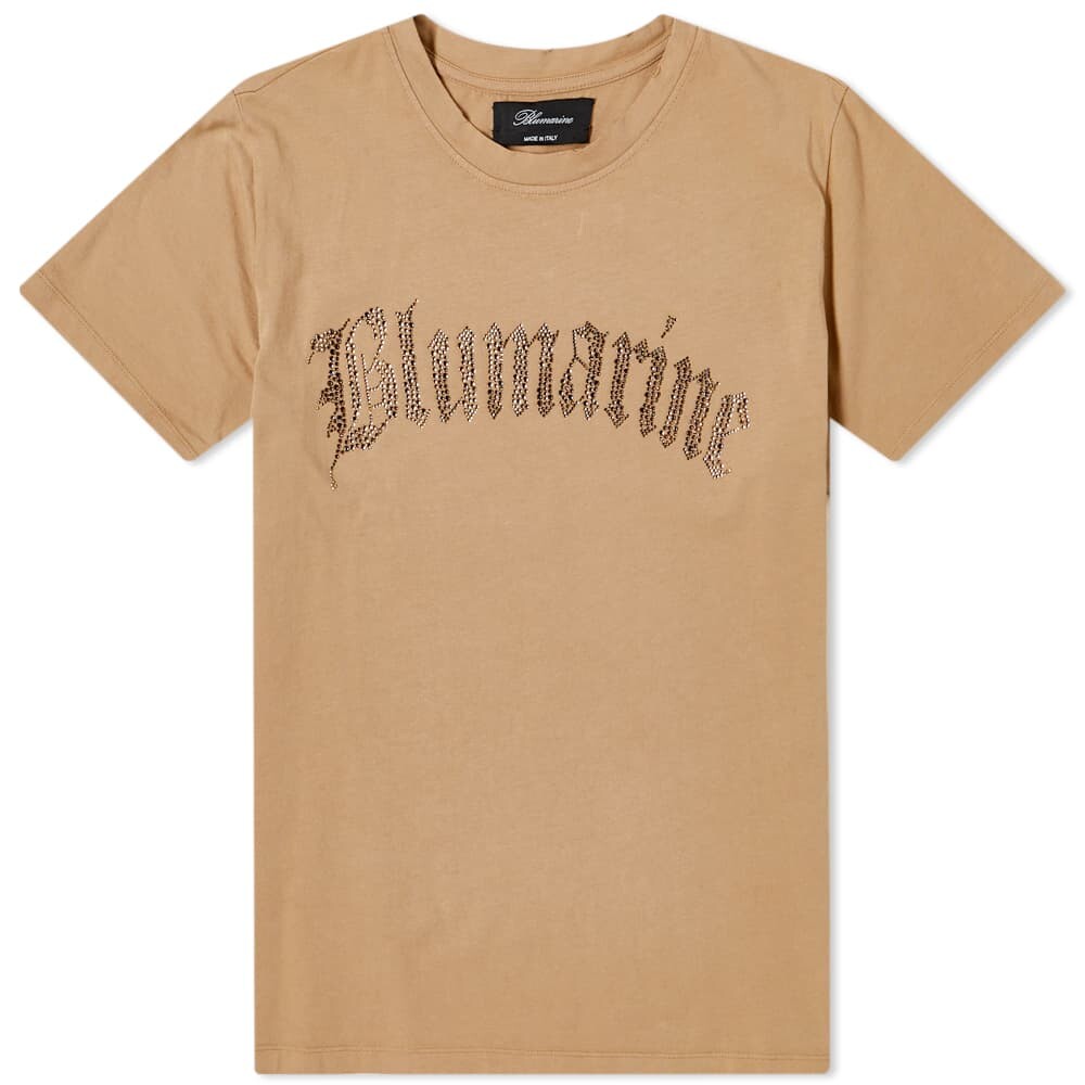 

Футболка Blumarine Crystal Logo Tee