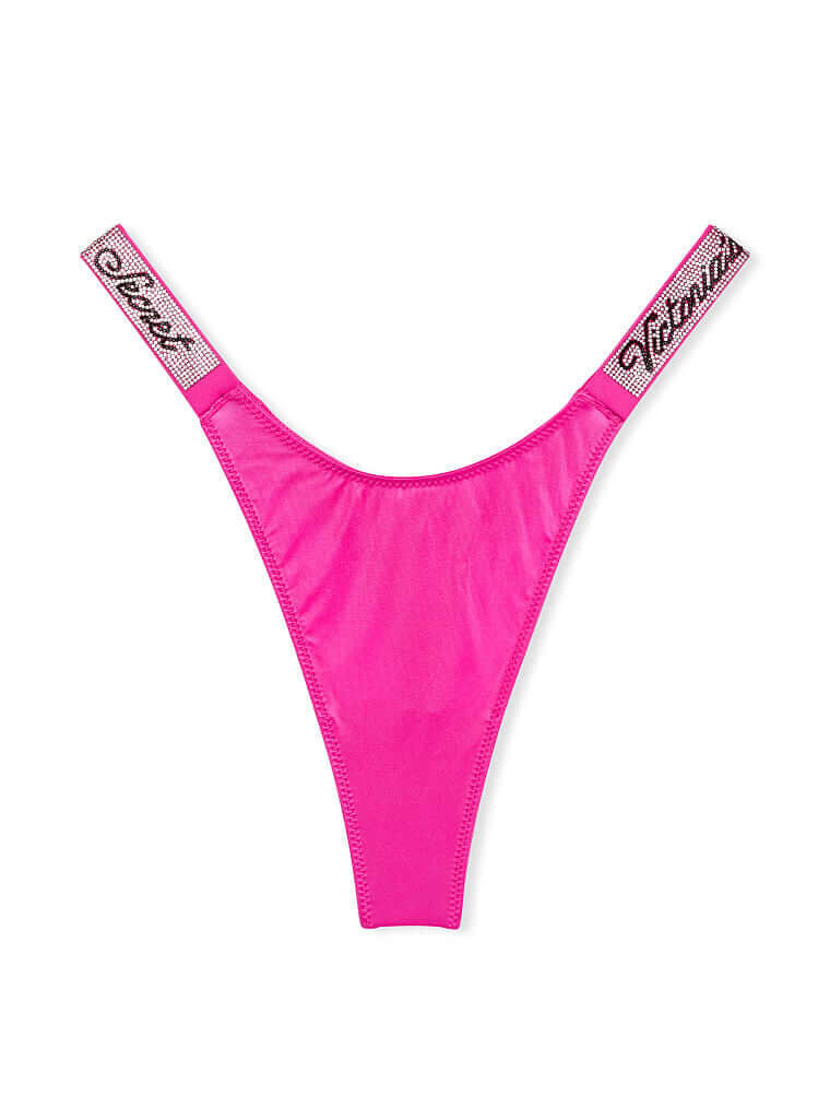 

Трусики-стринги Victoria's Secret Smooth Shine Strap, розовый