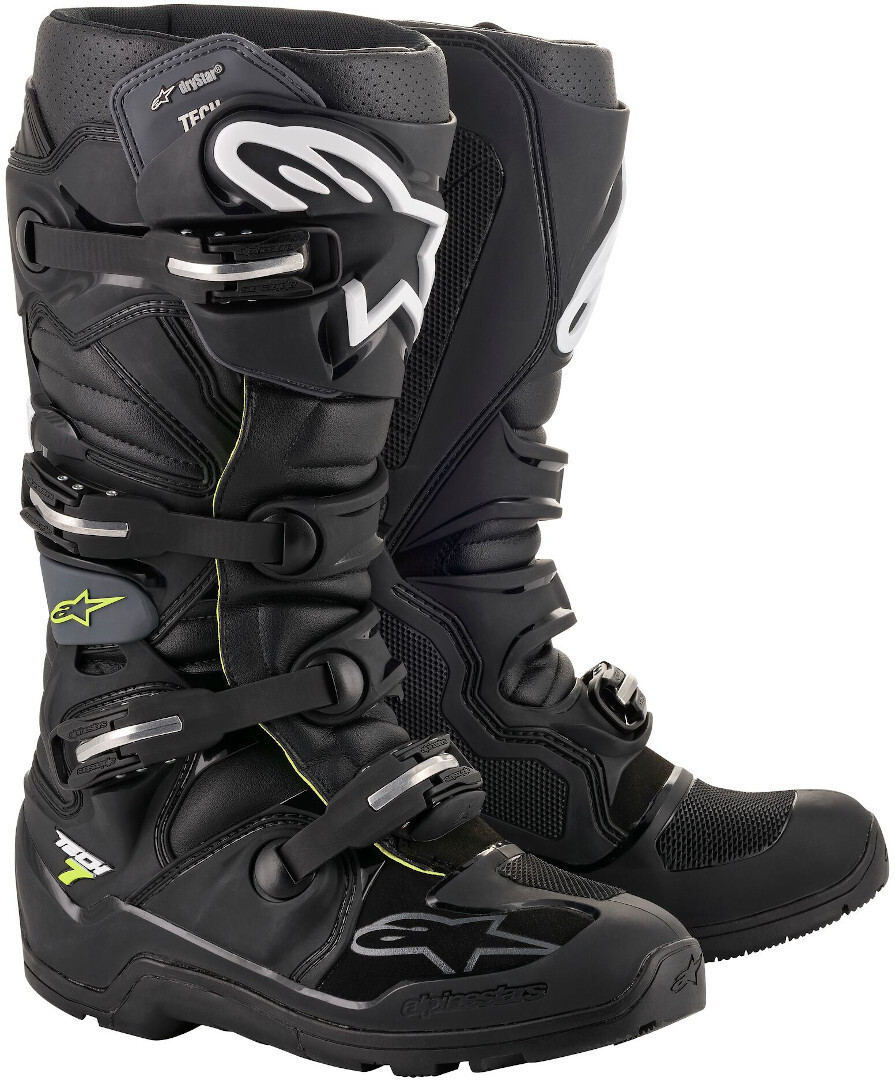 

Alpinestars Tech 7 Enduro Drystar Мотокросс сапоги, черный/серый