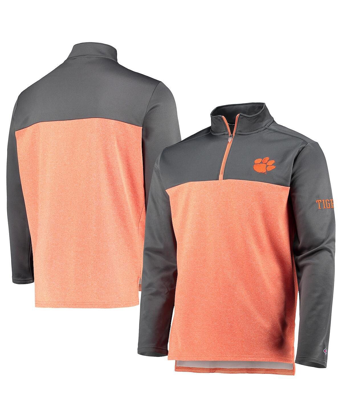 

Мужская оранжевая куртка clemson tigers gameday с молнией на четверть Champion