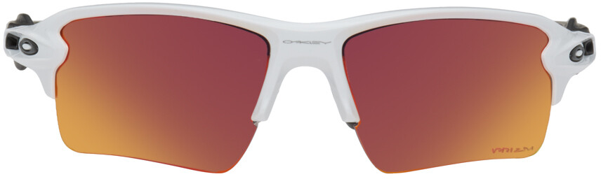

Белые солнцезащитные очки Flak 2.0 XL Oakley