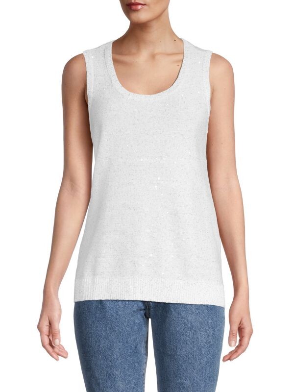 

Свитер Dkny с пайетками, белый