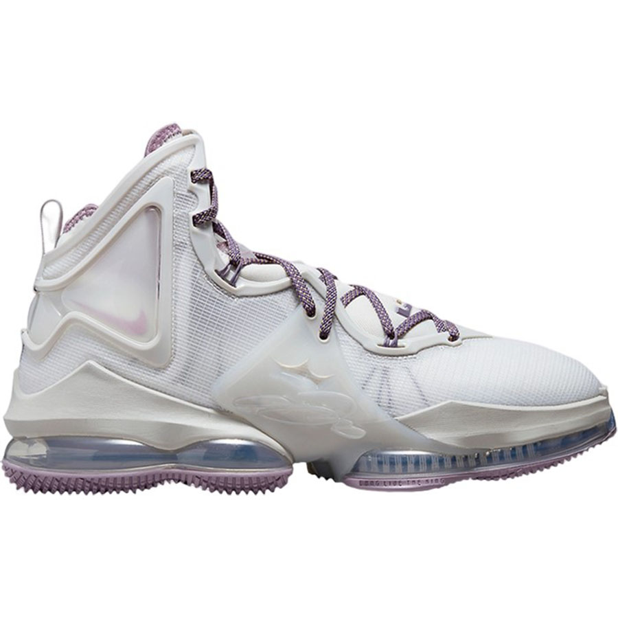 Кроссовки Nike LeBron 19 EP, белый/фиолетовый кроссовки спортивные унисекс из сетчатого дышащего материала 46 дюймов