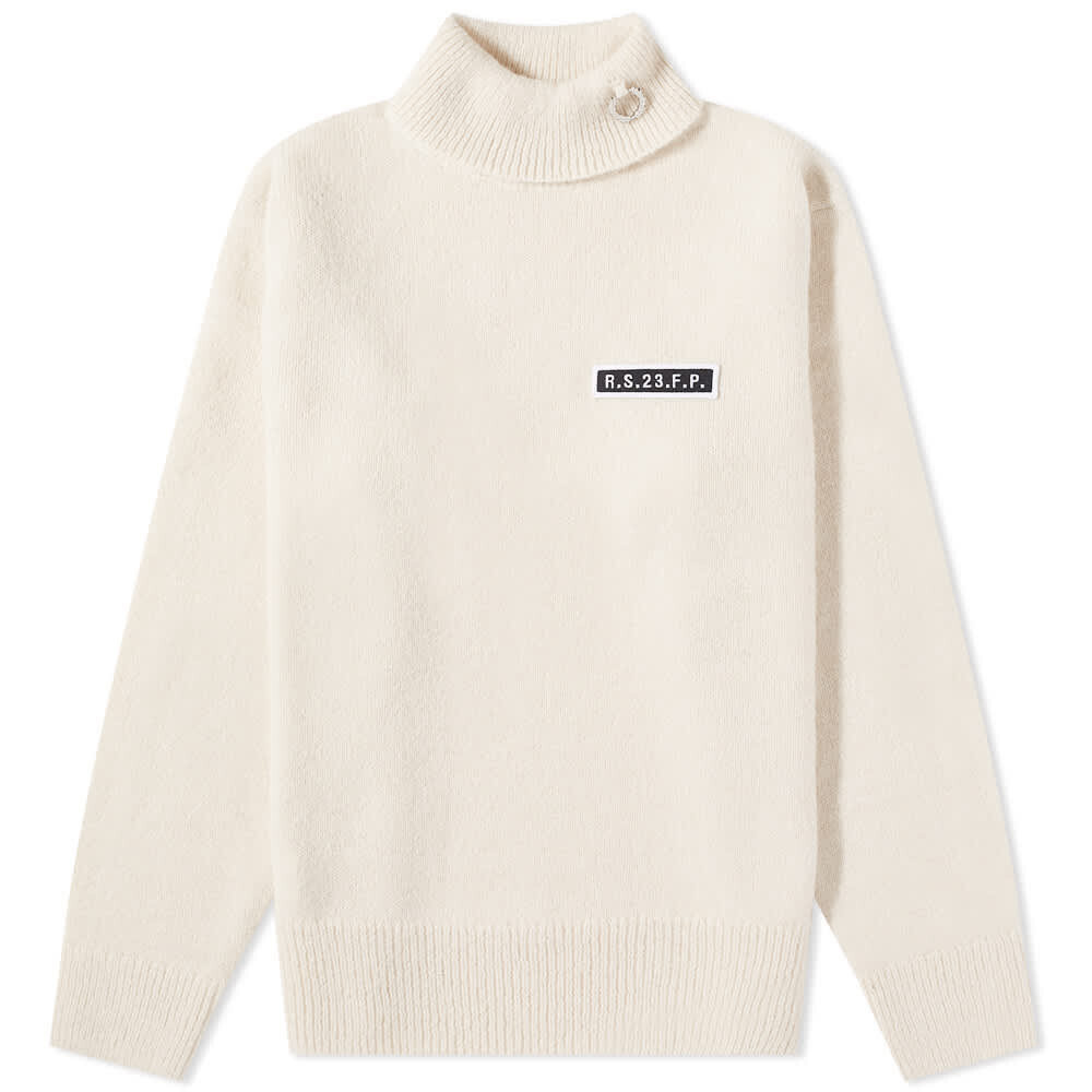 

Джемпер Fred Perry x Raf Simons Turtleneck Jumper, Белый