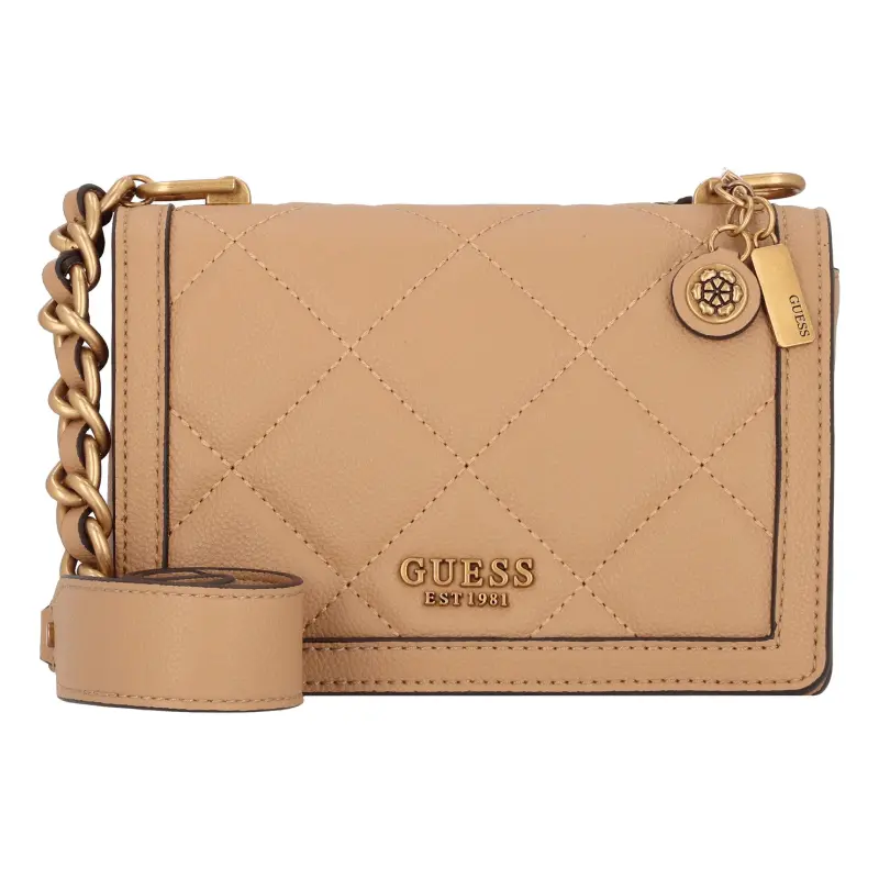 

Сумка кросс-боди Guess Abey Flap, бежевый