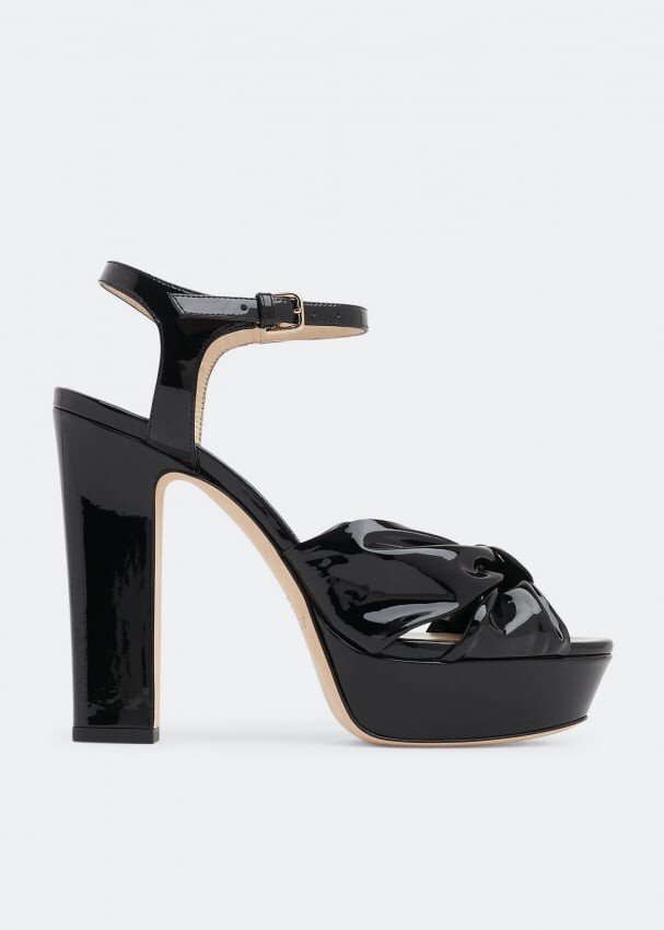 

Сандалии JIMMY CHOO Heloise 120 sandals, черный