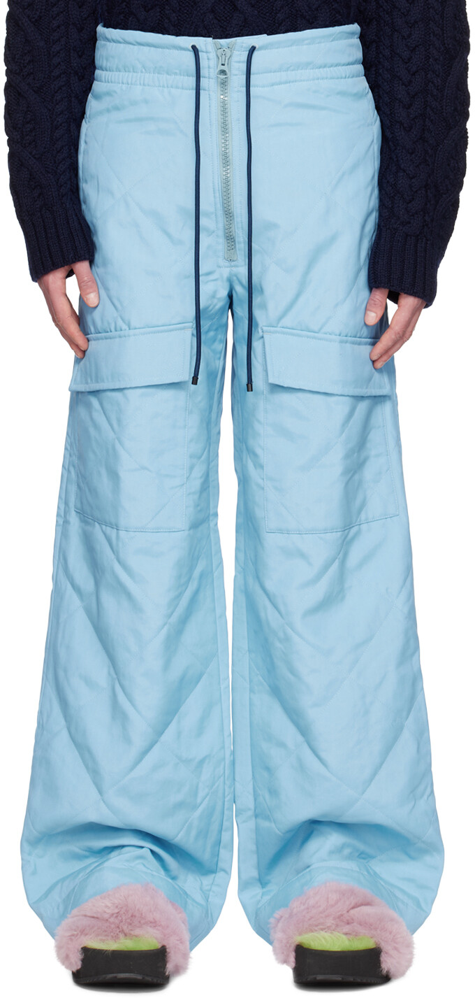 

Синие брюки карго Perry Dries Van Noten
