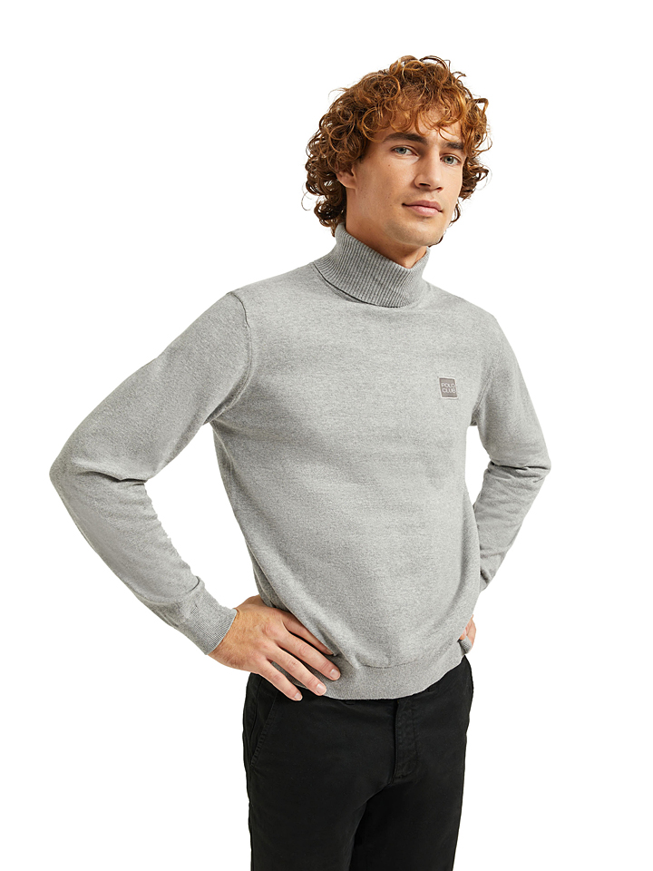 Пуловер Polo Club Rollkragen, серый