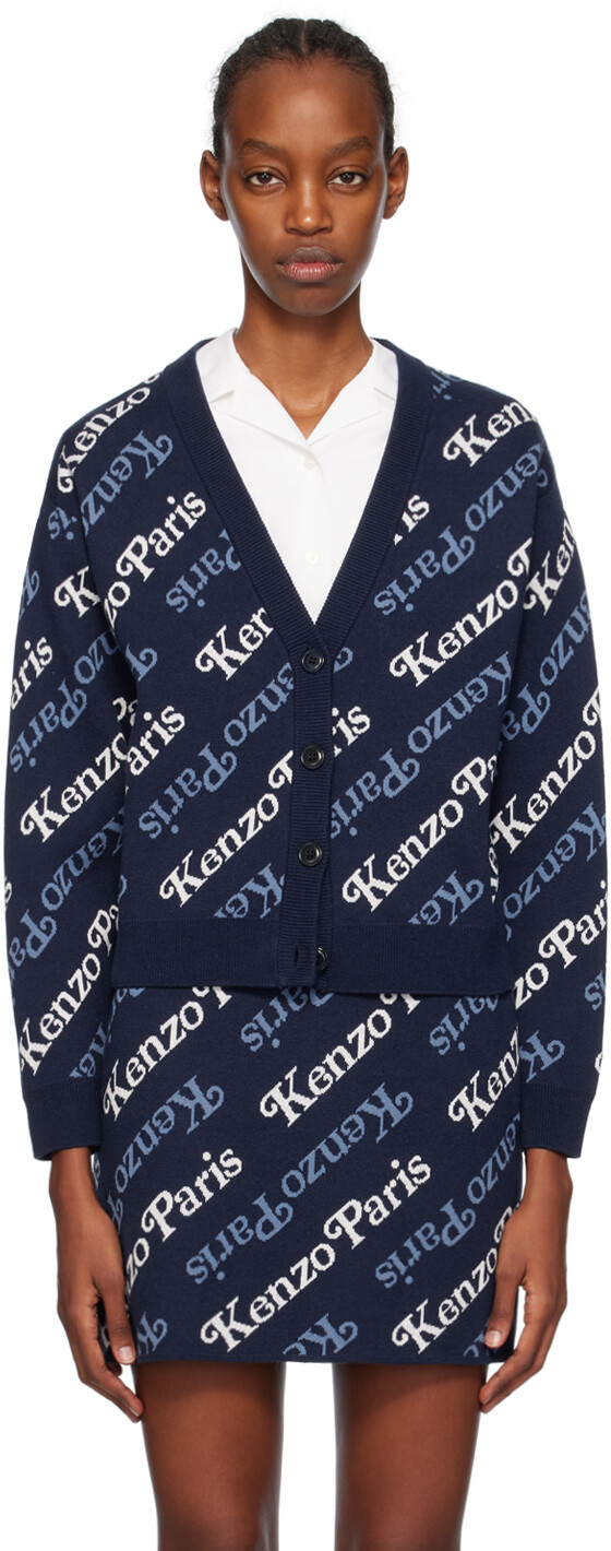

Темно-синий Кардиган VERDY Edition Paris Kenzo