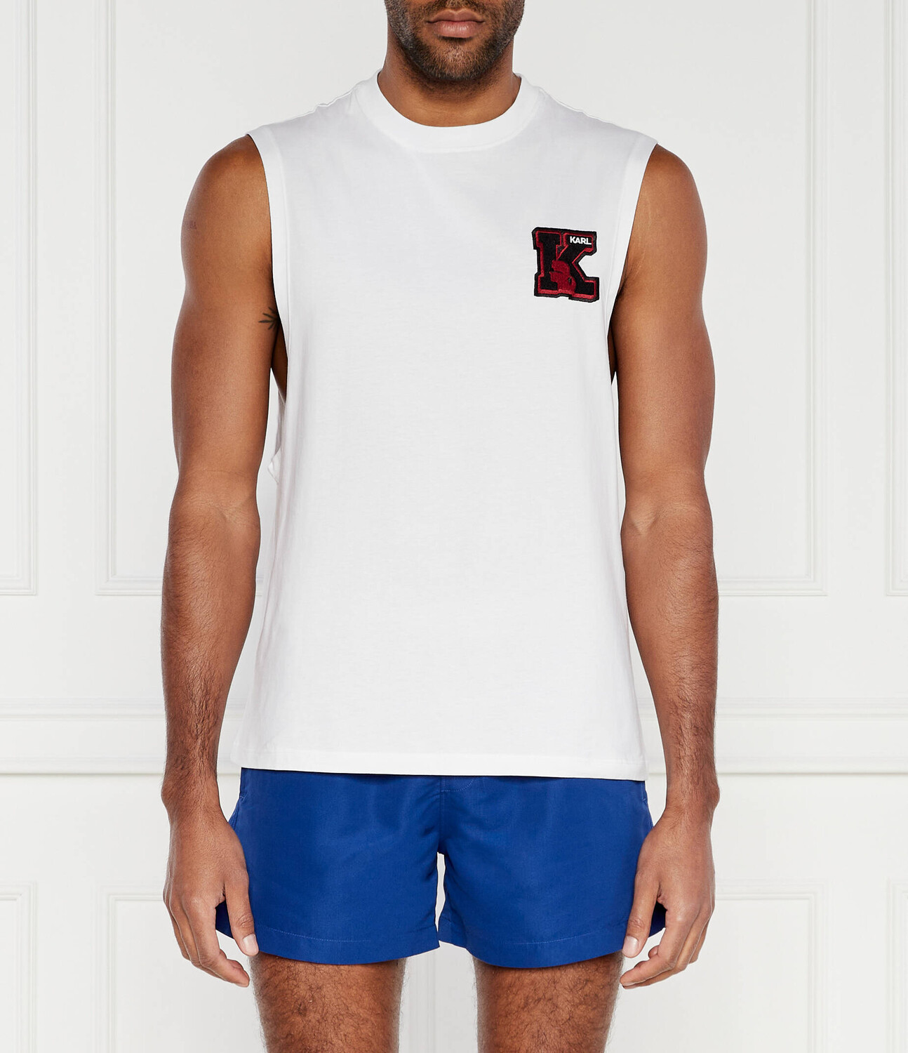 

Футболка Karl Lagerfeld Regular Fit, белый