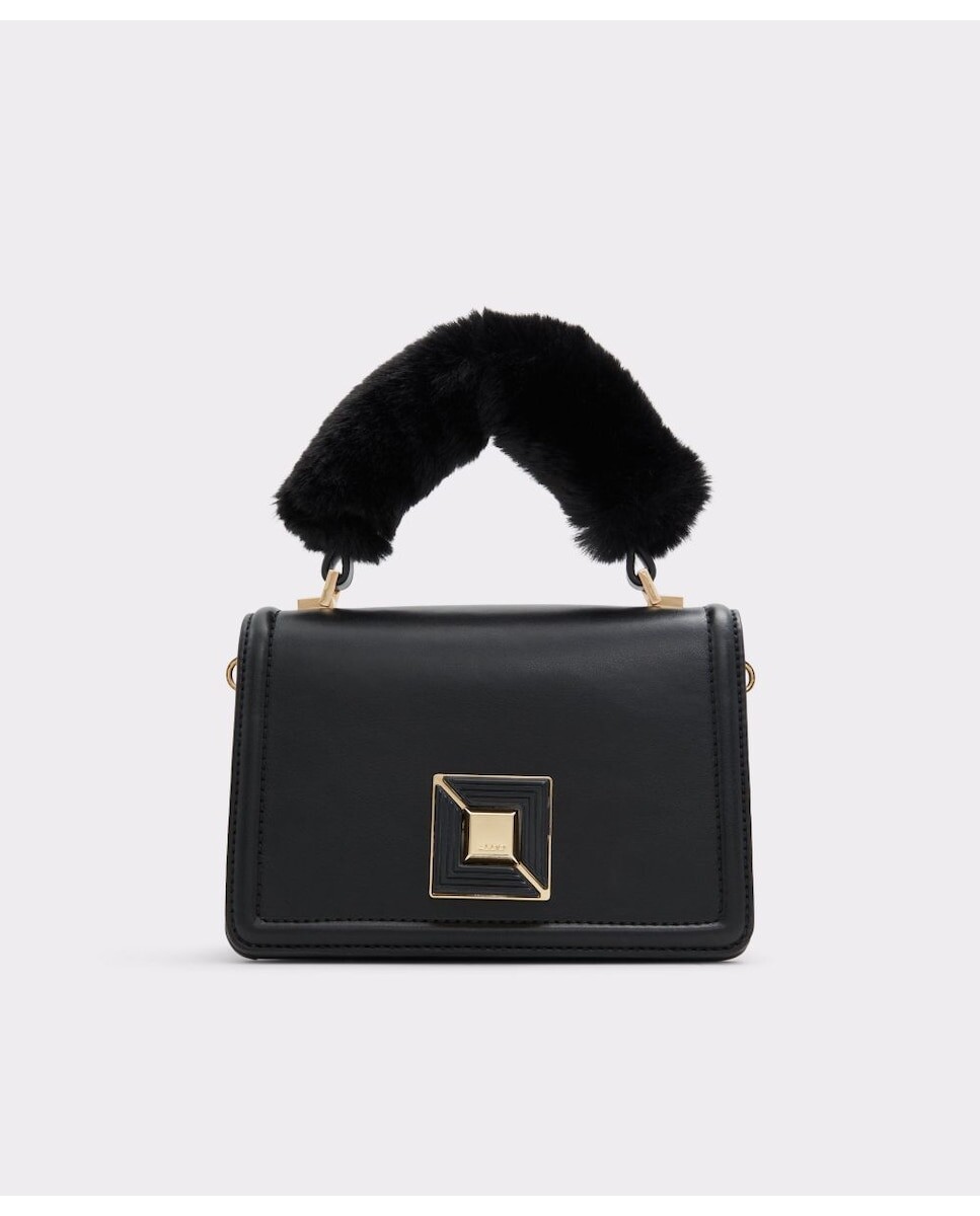 

Черная сумочка на магнитной застежке Aldo, черный