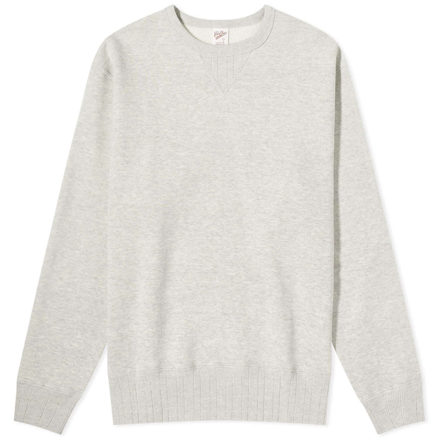

Свитшот Velva Sheen Made In Japan Tubular, цвет Heather Grey