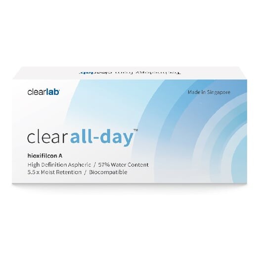 

Прозрачные ежемесячные контактные линзы на весь день -1,50 Clearlab, бесцветный