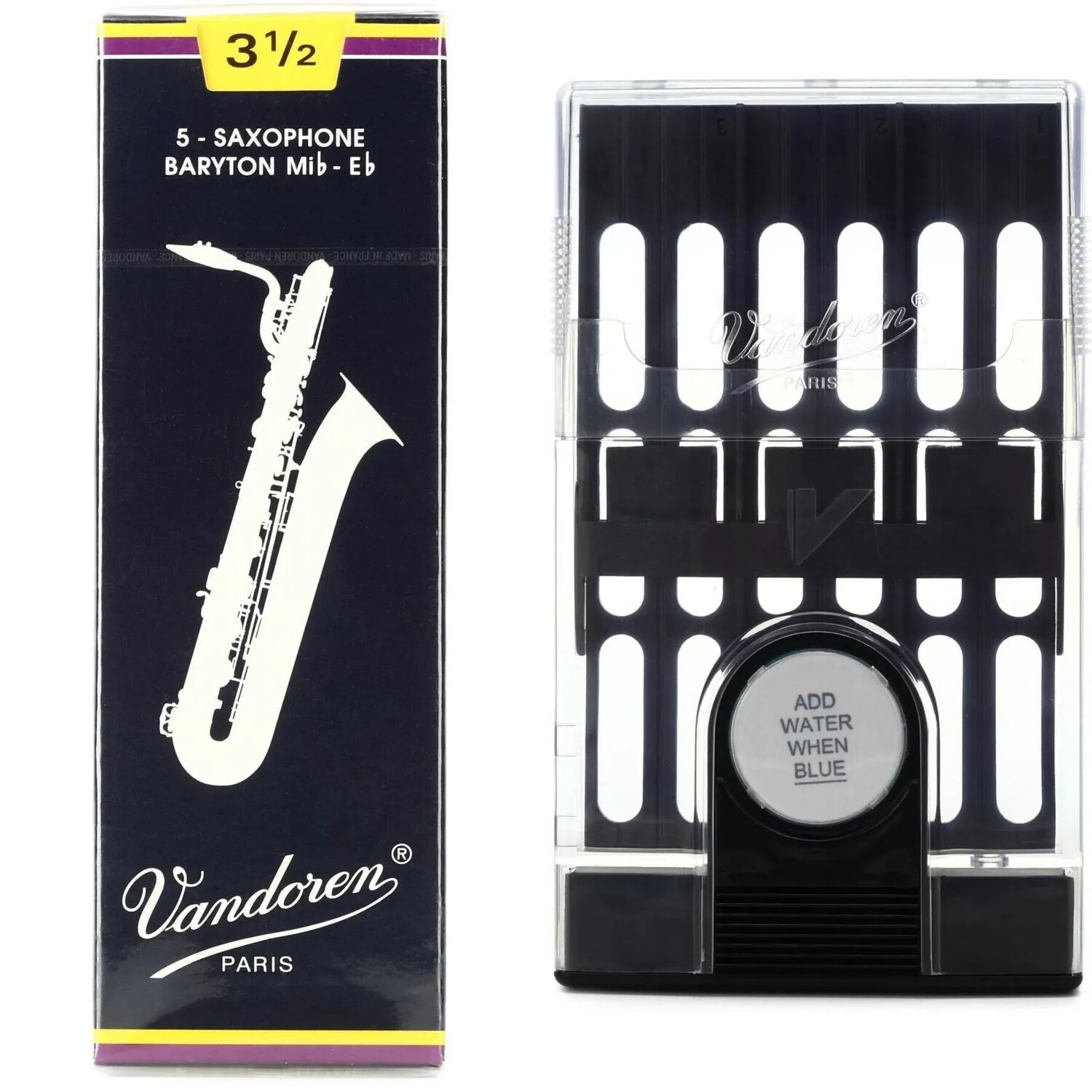 

Vandoren SR2435 — Традиционные трости для баритон-саксофона в футляре — 3,5 шт. (5 шт.)