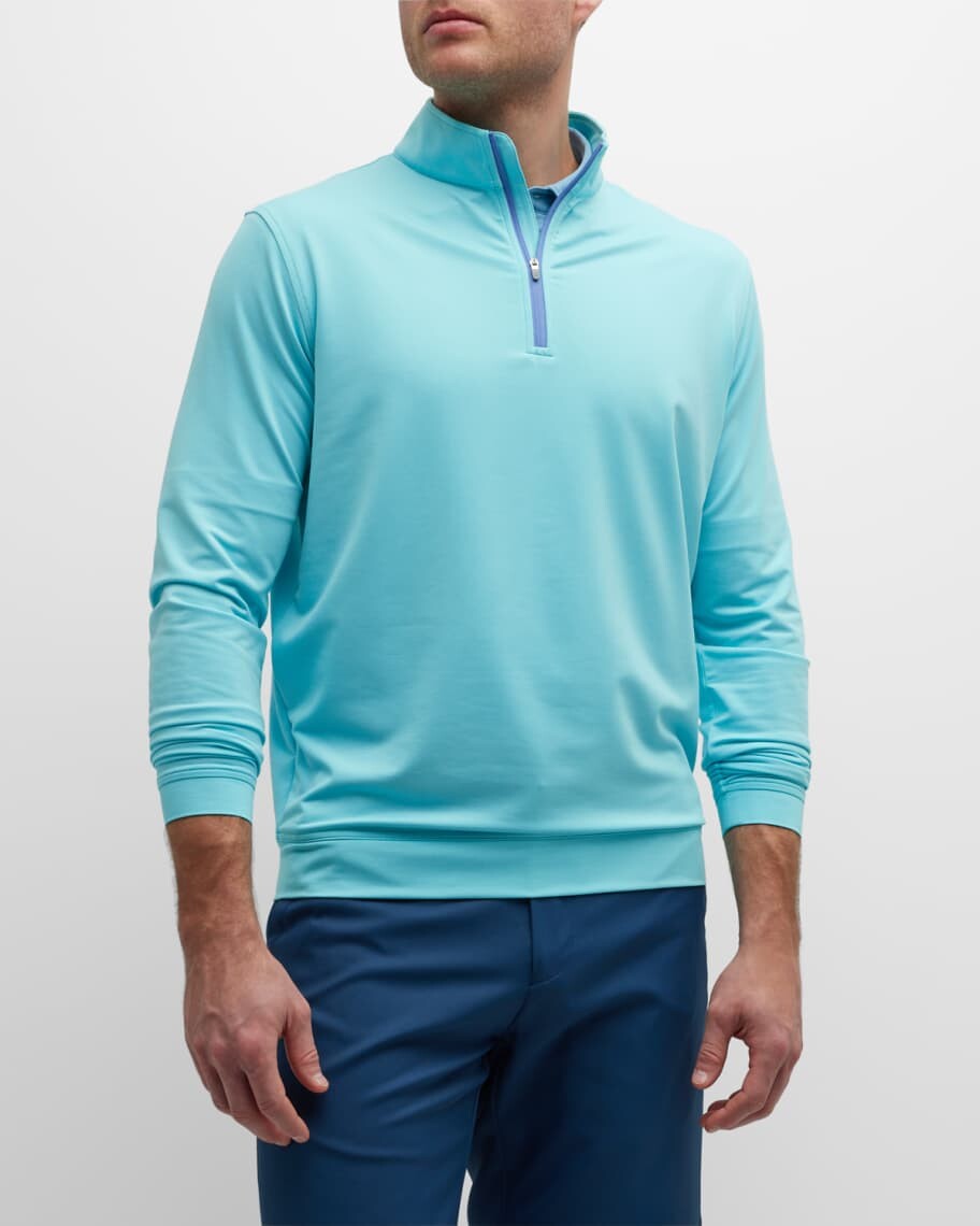 

Мужской свитер Perth Melange Performance с молнией на четверть Peter Millar