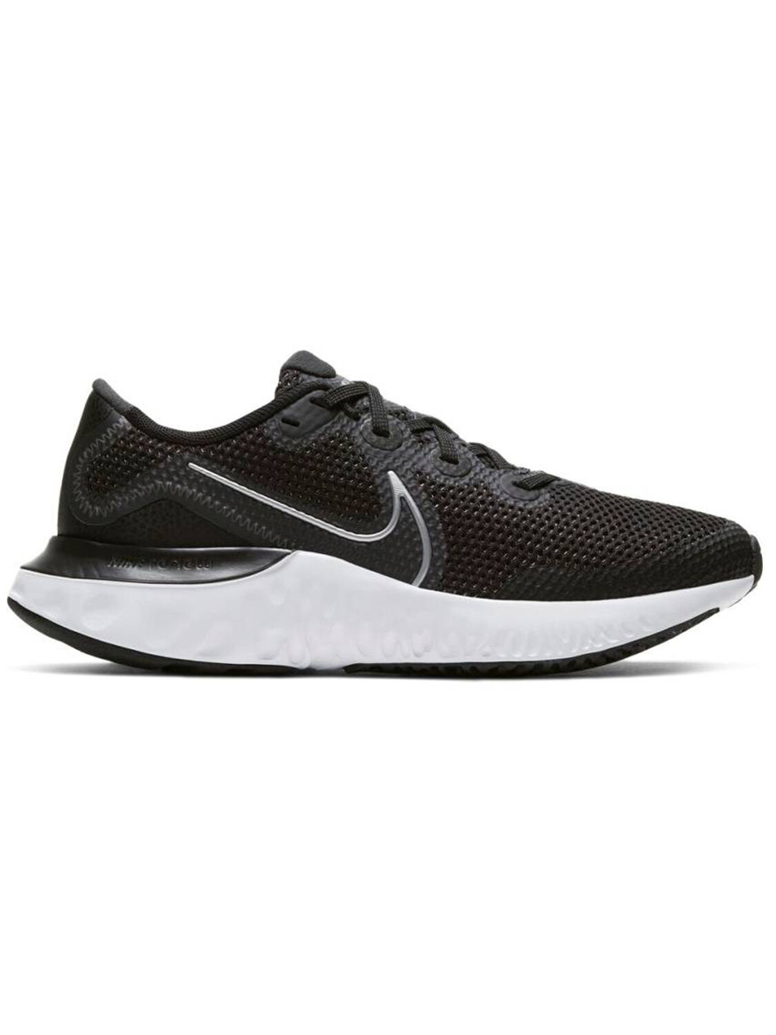 

Nike Renew Run для мальчиков и девочек, черный/белый