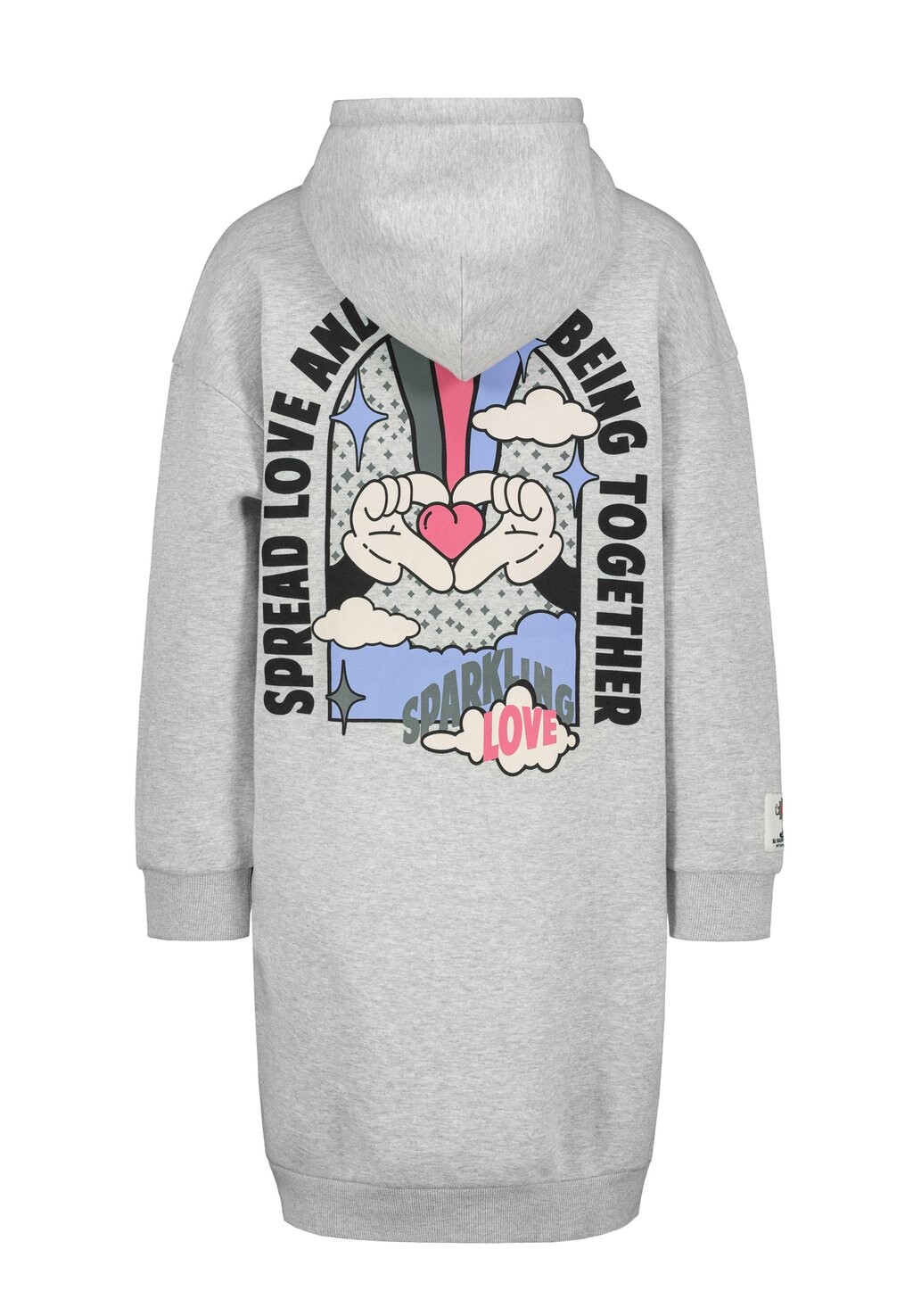 

Дневное платье MIT HIPPIEPRINT Sublevel, светло-серый