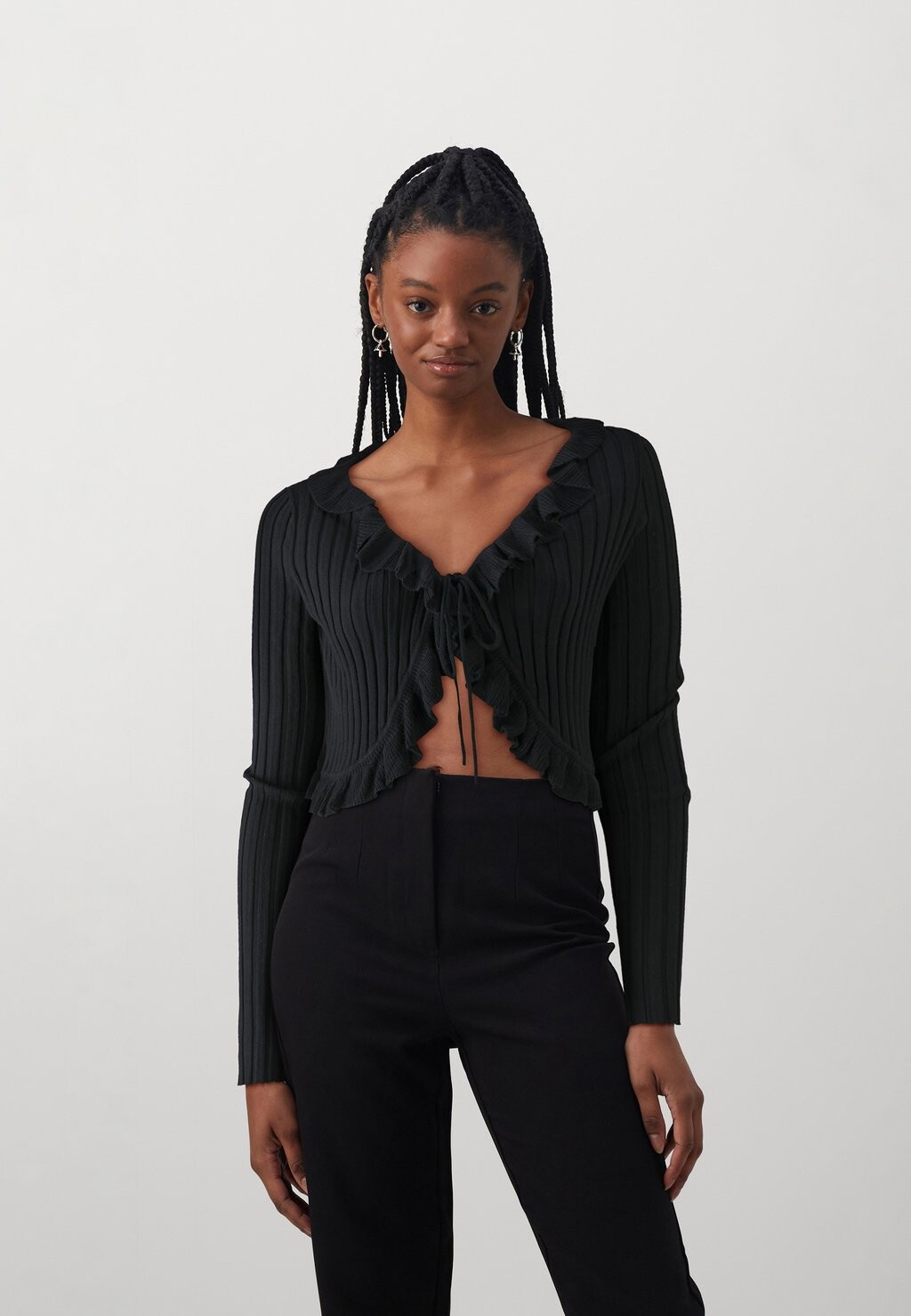 

Кардиган VMPROVENCE RUFFLE TIE Vero Moda, цвет black