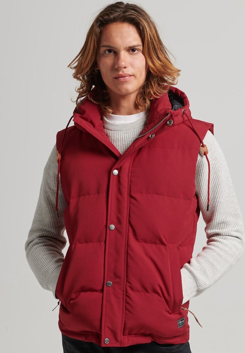 

Жилет Superdry ЭВЕРЕСТ, темно-красный