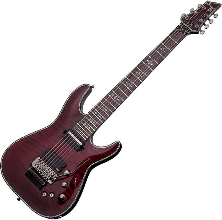 

Электрогитара Schecter Hellraiser C-7 FR S Electric Guitar Black Cherry