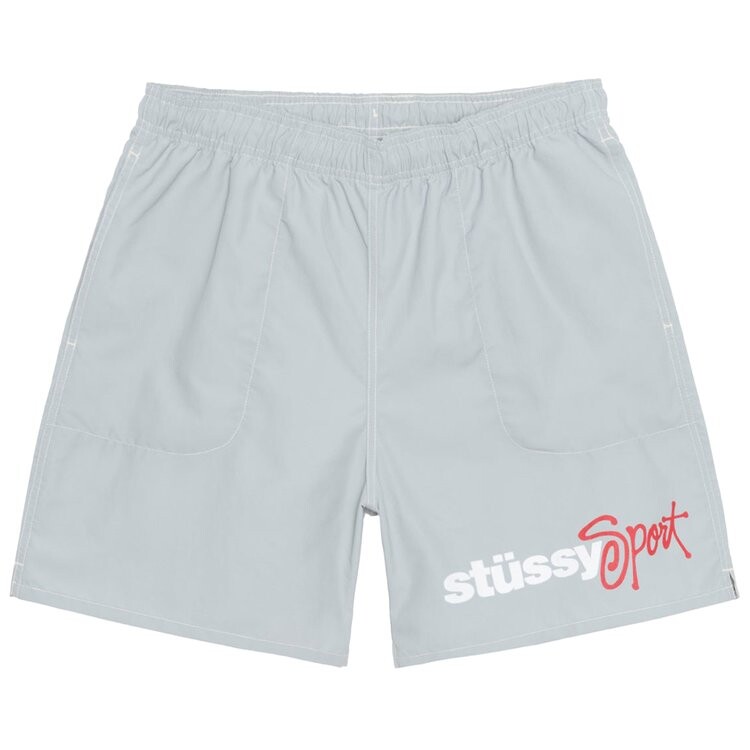 

Шорты Stussy Water Short Sport, цвет Concrete