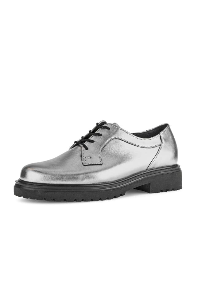 

Элегантные туфли на шнуровке Gabor Comfort, серебряный