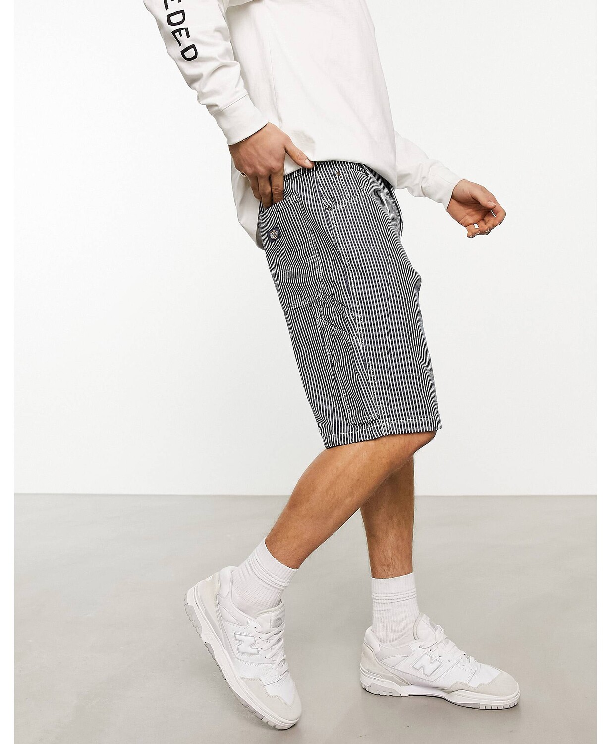 

Синие шорты плотника в полоску Dickies