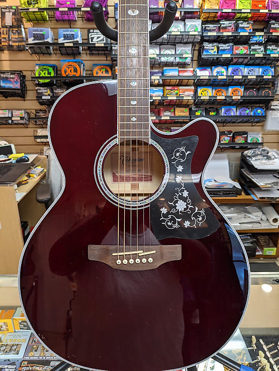 цена Акустическая гитара Takamine GN75CE WR G70 Series NEX Cutaway Acoustic/Electric Guitar Wine Red