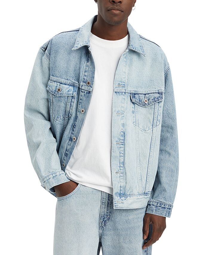 

Мужская куртка дальнобойщика свободного кроя SilverTab Levi's, синий