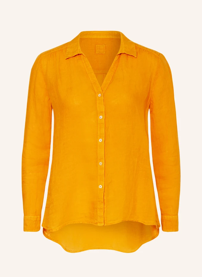 Льняная блузка 120%Lino, желтый