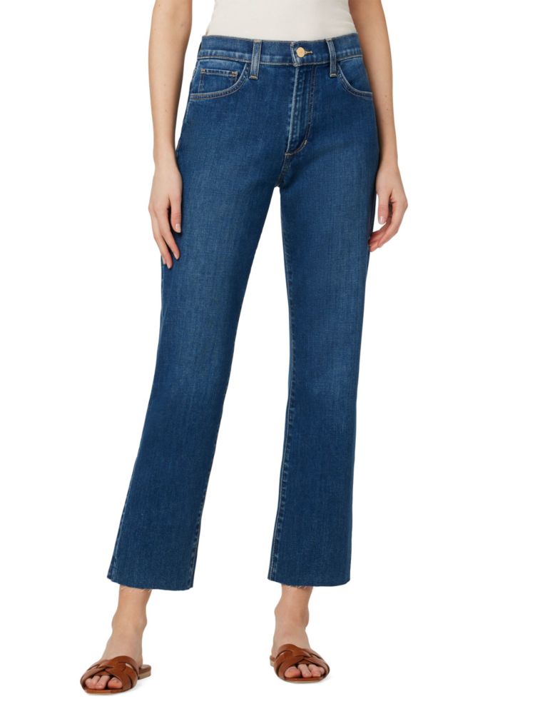 Укороченные джинсы Callie с высокой посадкой Joe'S Jeans, синий джинсы укороченные joe s jeans с необработанным краем callie prosper